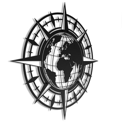 Navigator Globe - Metal World Map