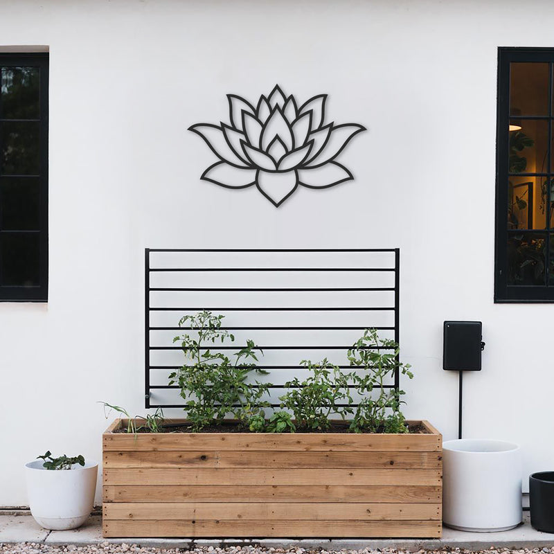 Lotus Flower - Metal Wall Art