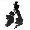 British Isles Classic Map - Metal World Map